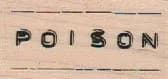Poison 1 x 1 3/4-0