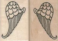 Wings Set Of Two each 1 1/4 x 1 3/4-0