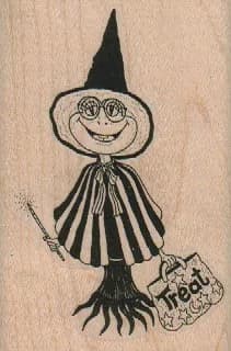 Witch Costume 2 1/4 x 3 1/4-0