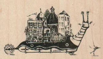City On Snail 3 1/2 x 2-0