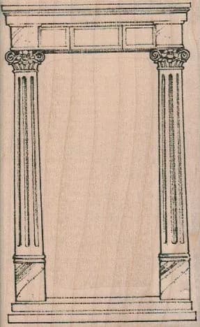 Columned Entrance 3 x 4 3/4-0
