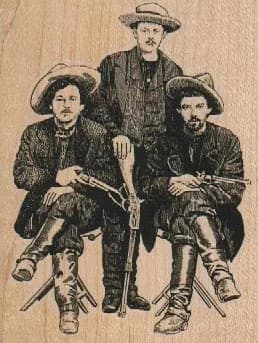 Three Cowboys 2 3/4 x 3 1/2-0