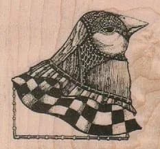 Mounted Bird Head 2 1/2 x 2 1/4-0
