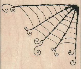 Fancy Spiderweb Corner 3 1/4 x 2 3/4-0