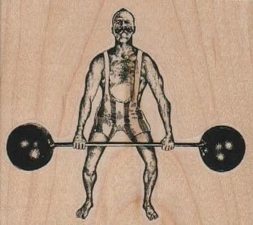 Circus Strongman 3 3/4 x 3 1/4-0