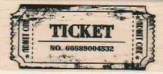 Admit One Ticket 1 1/4 x 2 1/2-0