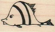 Whimsical Fish 1 1/2 x 2-0