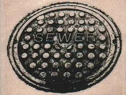 Sewer Grate 2 3/4 x 2-0