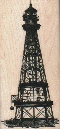 Vintage Lighthouse 2 1/4 x 4 1/2-0