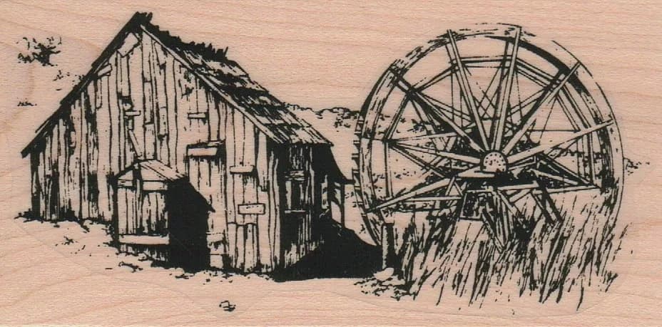 Barn Scene 2 1/2 x 4 3/4-0