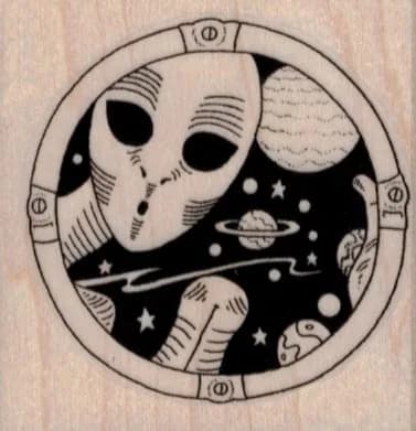 Alien Space Scene Left 2 x 2-0