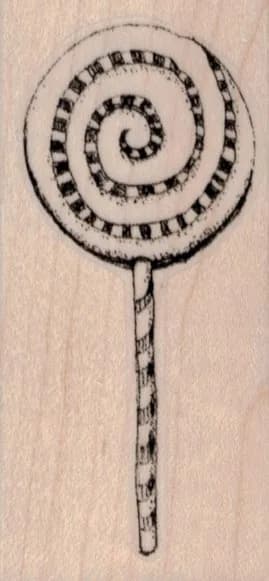 Whimsical Round Lollipop 1 1/2 x 3-0