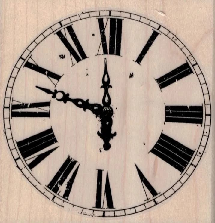 Clockface 3 3/4 x 3 3/4-0