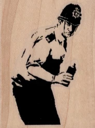 Banksy Spray Can Cop 2 x 2 1/2-0