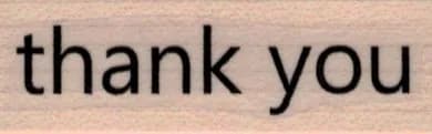 thank you 3/4 x 2-0