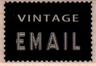 Vintage Email 1 1/4 x 1 3/4-0