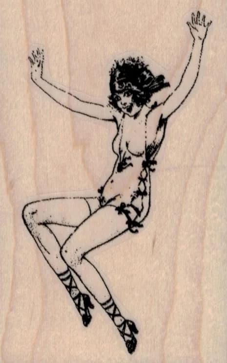Lady Falling 2 1/2 x 3 3/4-0