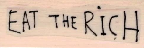 Banksy Eat The Rich 1 x 2 1/2-0