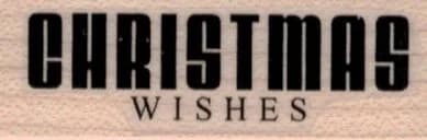 Christmas Wishes 3/4 x 2-0