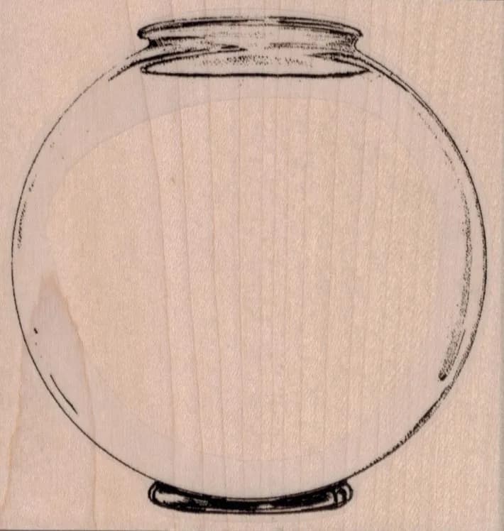 Fish Bowl 3 3/4 x 3 3/4-0