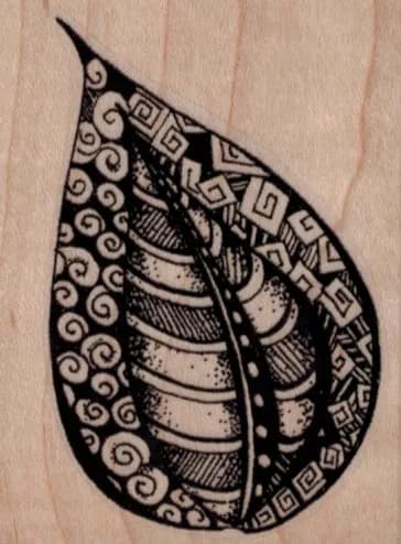 Whimsical Leaf 2 x 2 1/2-0