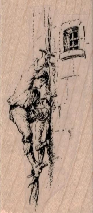 Man Climbing Tower 1 3/4 x 3 3/4-0