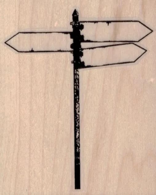 Sign Post 2 3/4 x 3 1/4-0
