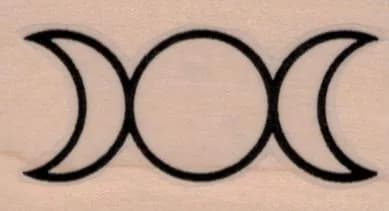 Goddess Symbol 1 1/4 x 2-0