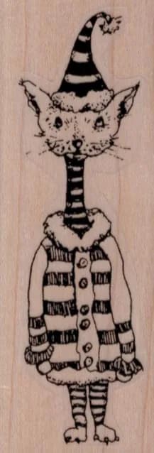 Whimsical Christmas Creature 1 1/4 x 1 3/4-0