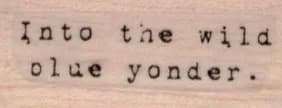 Into The Wild Blue Yonder 3/4 x 1 1/2-0