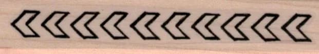 Row of Chevrons 3/4 x 3 1/4-0