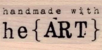 Handmade with Art 1 x 1 3/4-0