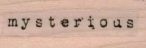 Mysterious 3/4 x 1 1/2-0