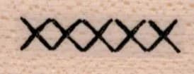 Cross Stitch 3/4 x 1 1/2-0