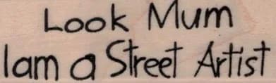 Banksy Look Mum I Am 3/4 x 2-0