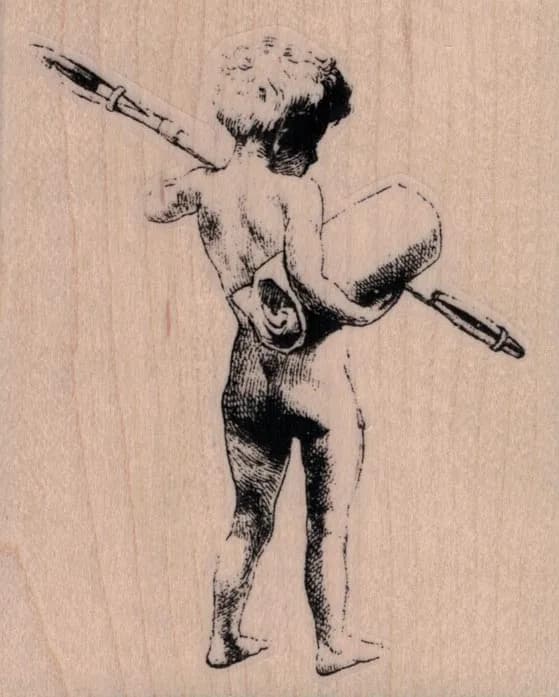 Naked Painter Boy 3 x 3 1/2-0