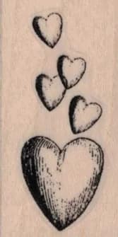 Hearts By Cat Kerr 1 x 1 3/4-0