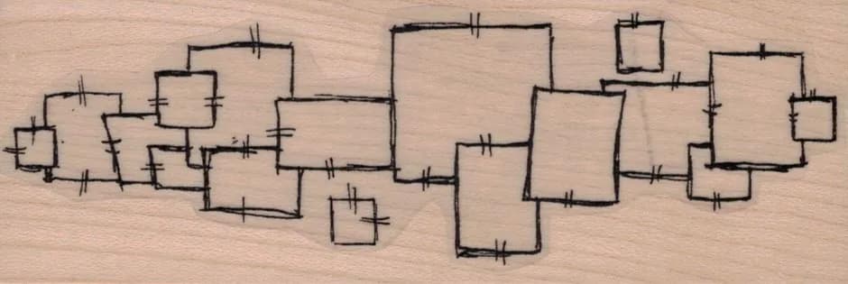 Overlapping Squares by Corrie Herriman 1 3/4 x 4 3/4-0