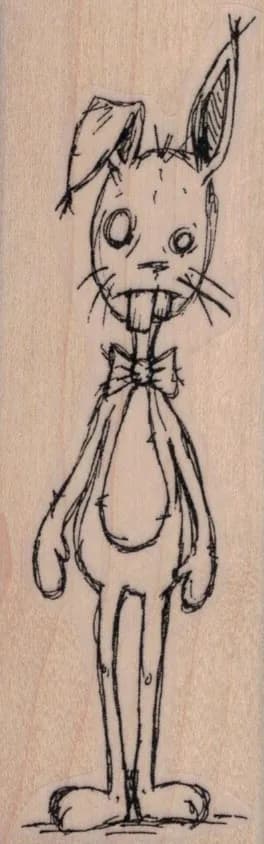 Creepy Rabbit by Tera Callihan 1 1/2 x 4 1/4-0