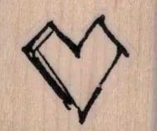 Heart by Tera Callihan 1 1/4 x 1-0