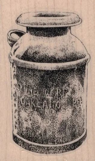 Metal Milk Can/Jug 1 3/4 x 2 3/4-0