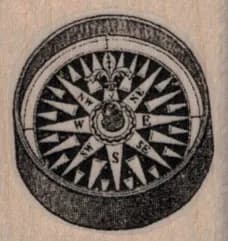 Compass by Cat Kerr 1 1/4 x 1 1/4-0
