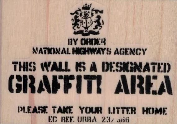 Banksy By Order/Graffiti Area 3 x 2-0