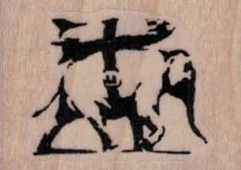 Banksy Elephant Missile 1 1/2 x 1-0