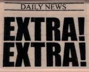 Extra! Extra! 1 1/4 x 1 1/2-0