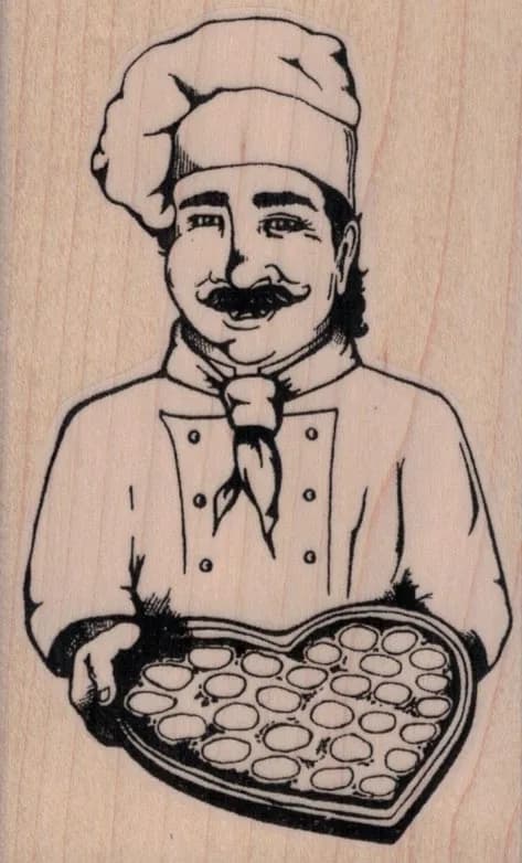 Chef With Heart Pizza 2 1/2 x 4-0