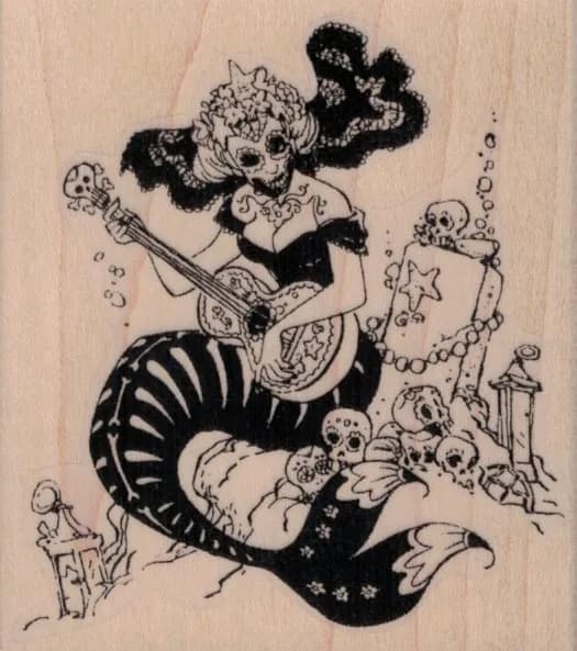 Sirena Mermaid by Brian Kesinger 2 3/4 x 3-0