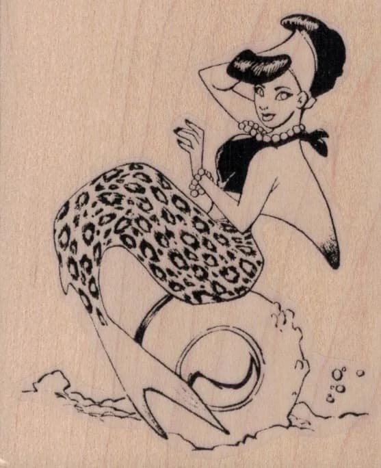 Bettie Mermaid by Brian Kesinger 3 x 3 1/2-0