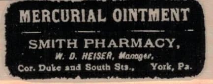 Mercurial Ointment 1 x 2 1/4-0