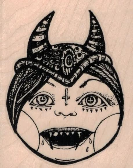 Whimsical Demon 2 ½ x 3-0
